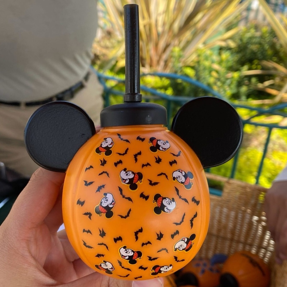 Disney Pluto’s Pumpkin Pursuit 2024 Mickey Mouse Halloween Orange Tumbler